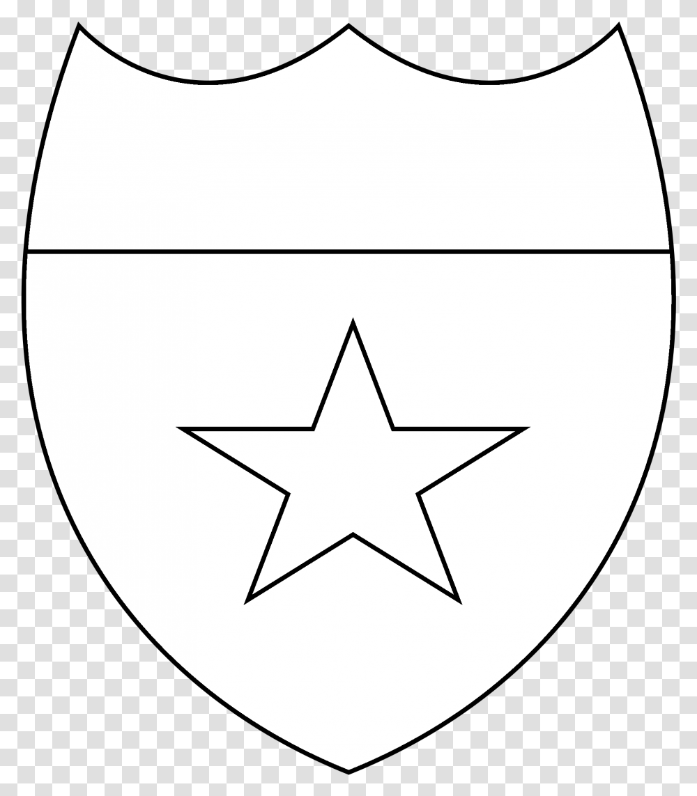 White Star Adinkerke Logo Black And White Circle, Star Symbol, Armor Transparent Png