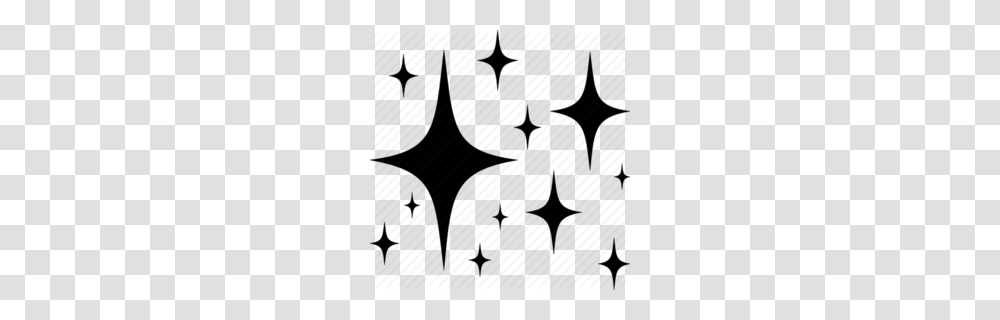 White Star Clipart, Silhouette, Star Symbol, Cross Transparent Png