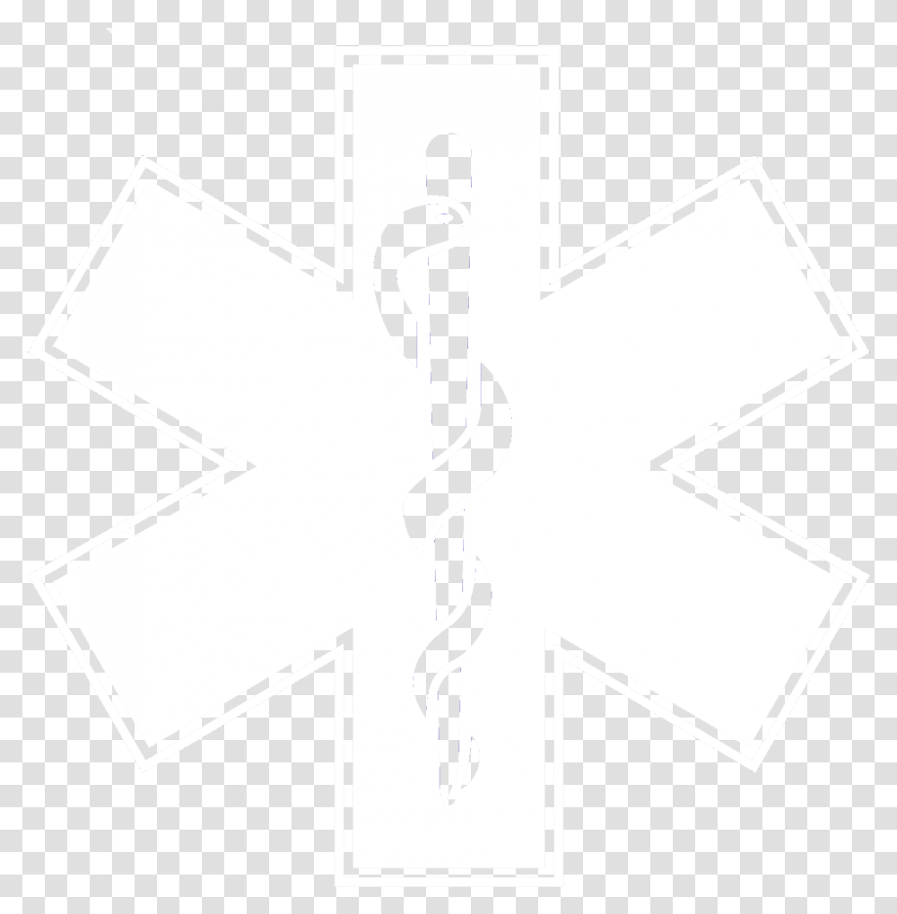 White Star Of Life, Cross, Emblem, Star Symbol Transparent Png