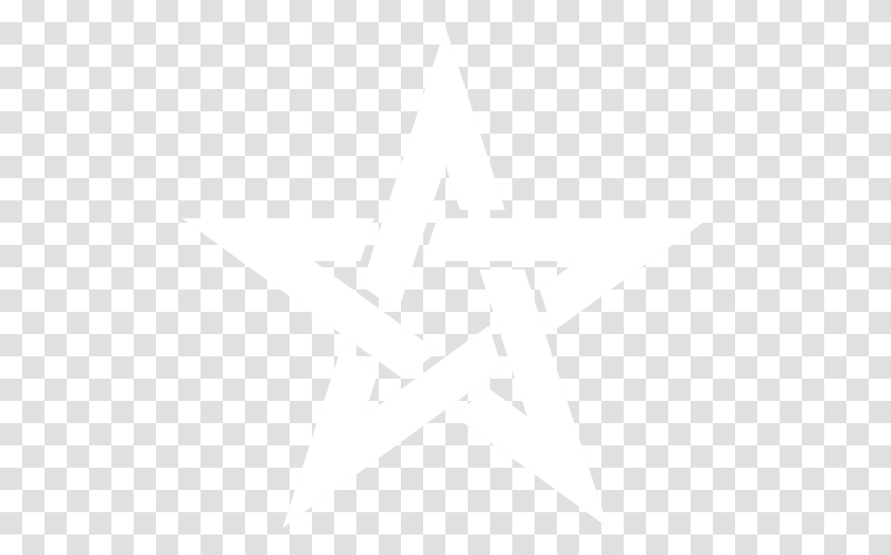 White Star Outline, Star Symbol, Cross Transparent Png