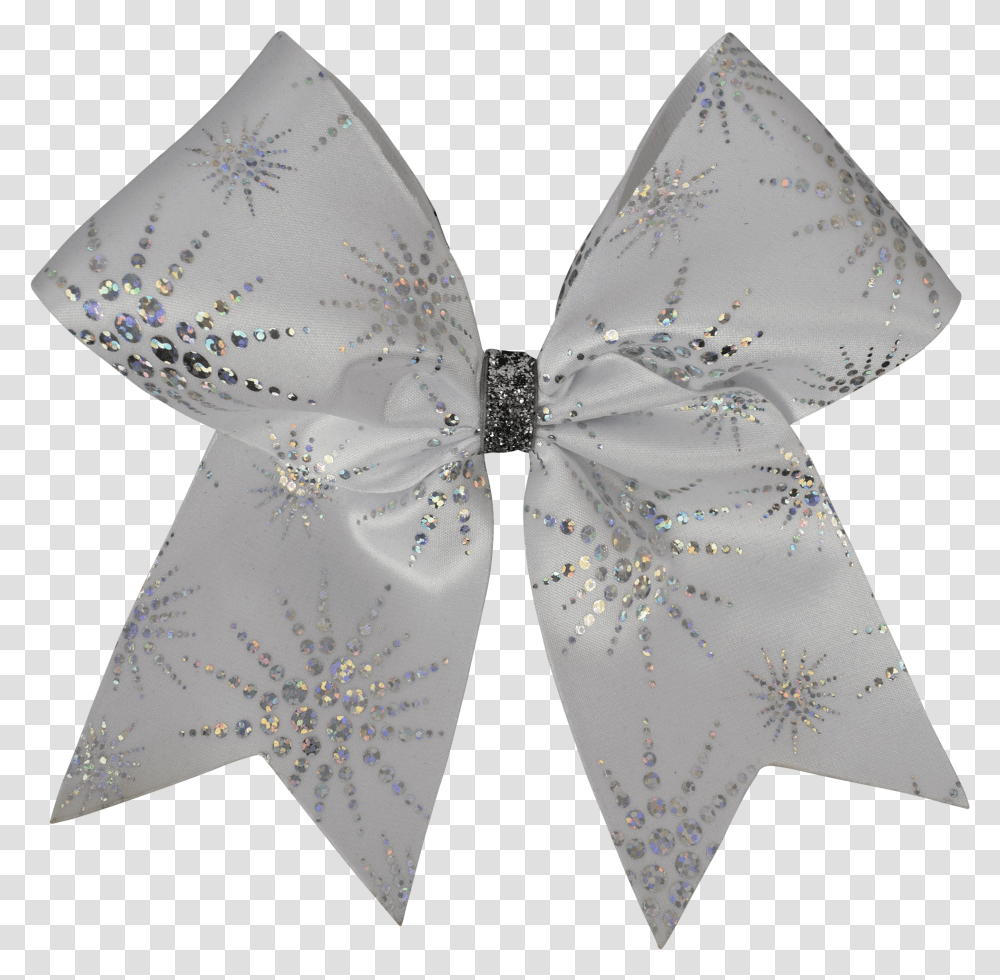 White Starburst I Love Cheer Hair Bow Swallowtail Butterfly, Pattern, Ornament, Tie Transparent Png