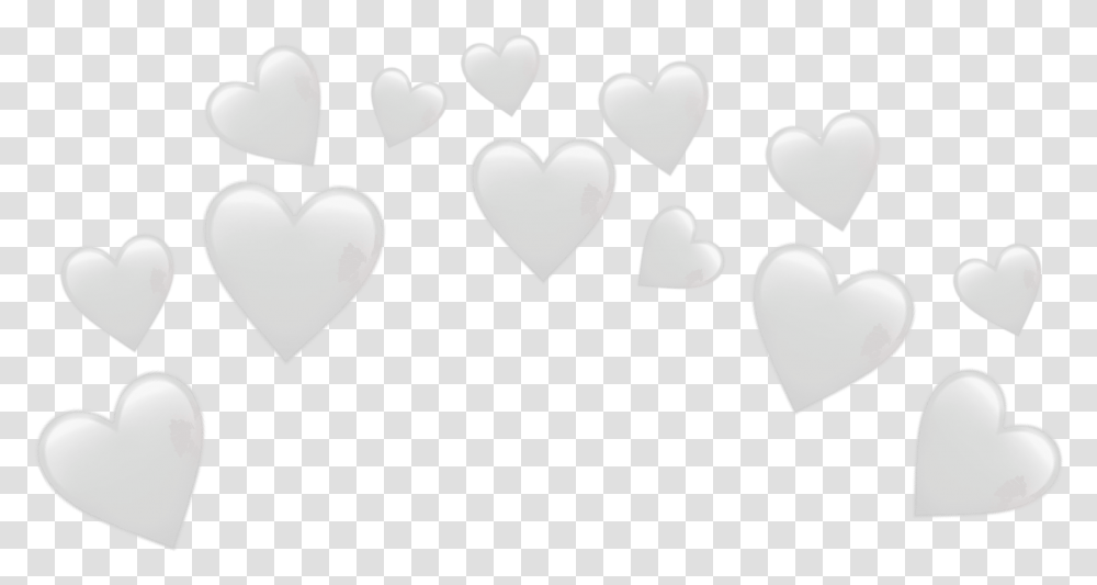 White Sticker Girly, Pillow, Cushion, Heart, Footprint Transparent Png