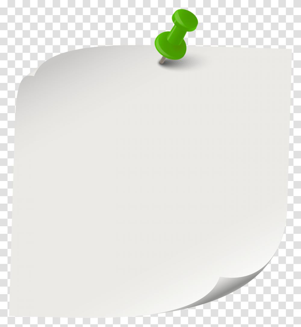 White Sticky Note Clip Art Apple, Lamp, Plant, Pin Transparent Png