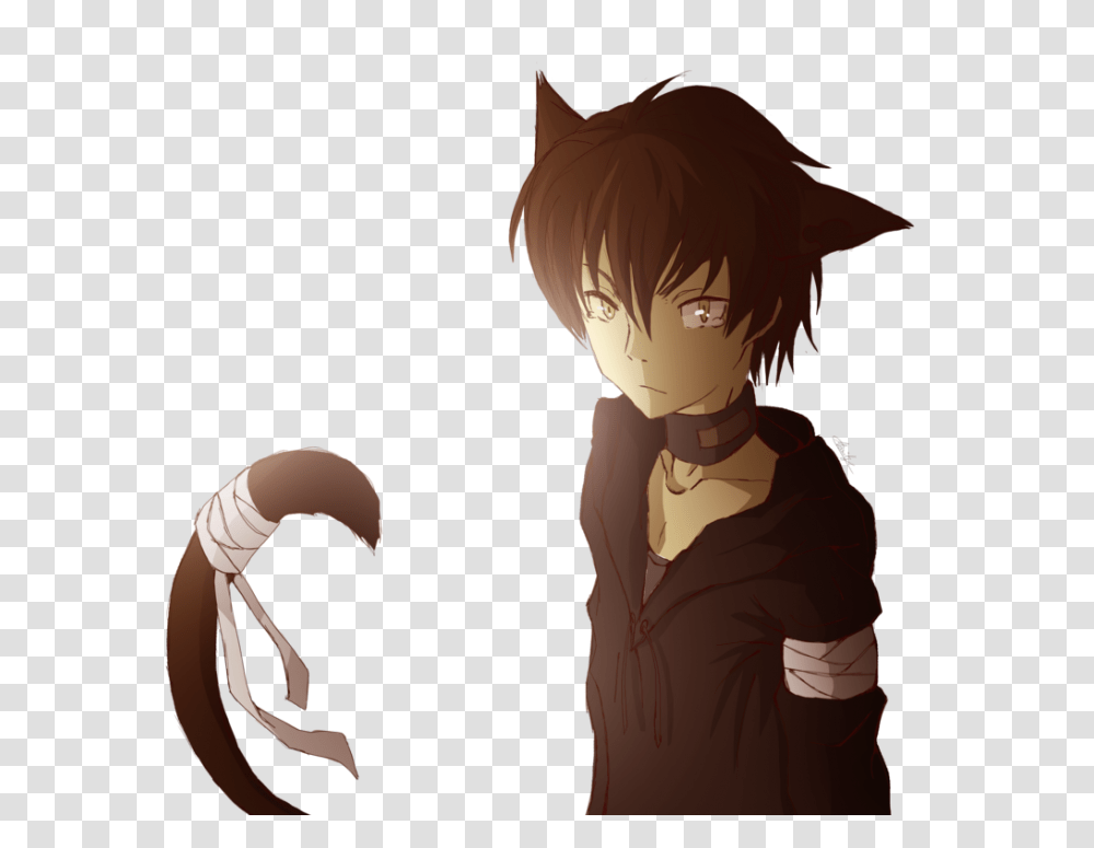White Stock Boy And Images Pluspng Anime Boy With Cat Ears, Person, Human, Hook, Hand Transparent Png