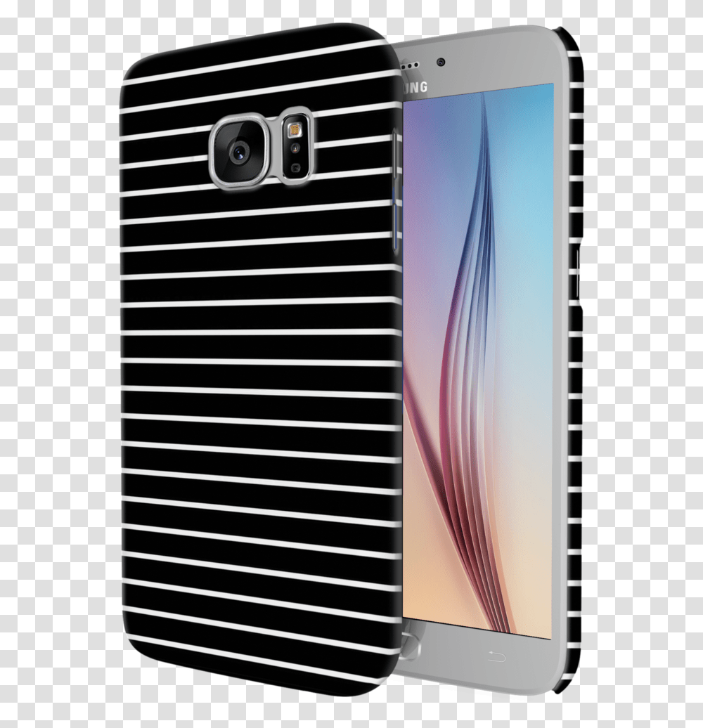 White Stripes On Black Cover Case For Samsung Galaxy, Electronics, Mobile Phone, Cell Phone, Poster Transparent Png