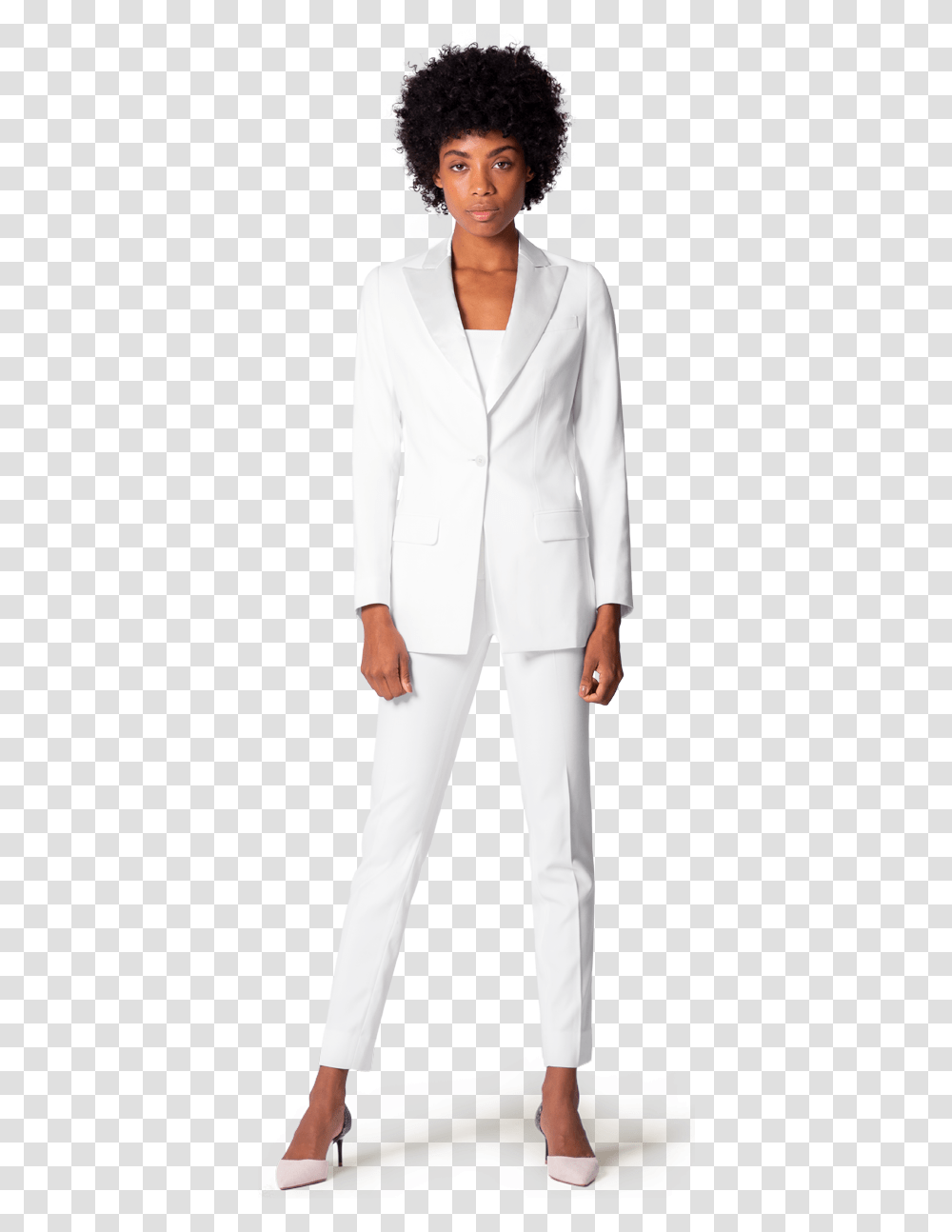 White Suit Womens, Apparel, Overcoat, Tuxedo Transparent Png