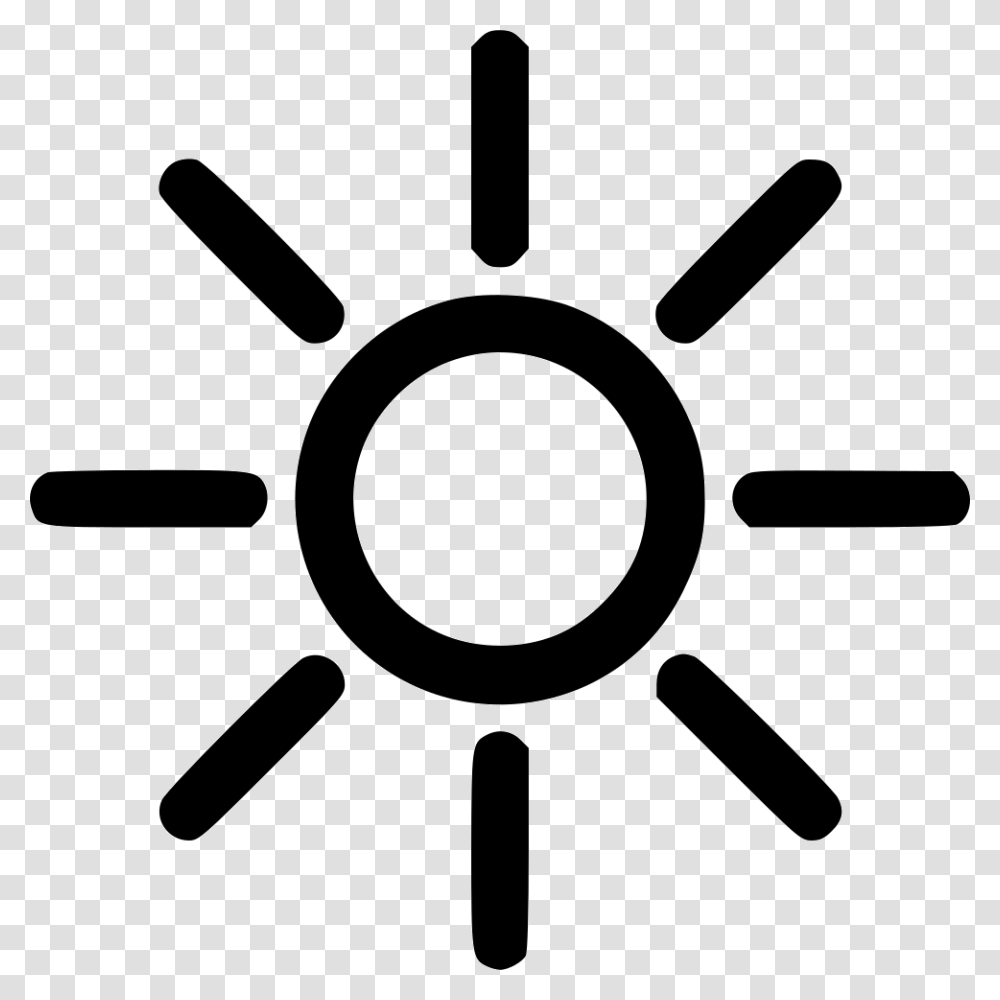White Sun Sun Icon Svg, Stencil, Machine, Appliance Transparent Png