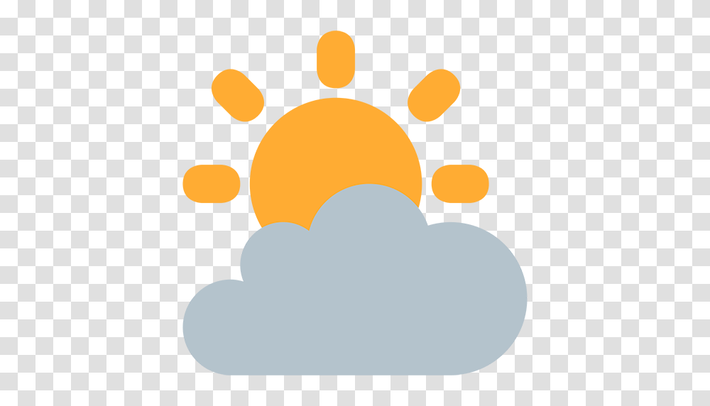 White Sun With Small Cloud Emoji For Facebook Email Sms Id, Silhouette, Flare, Light, Prayer Transparent Png