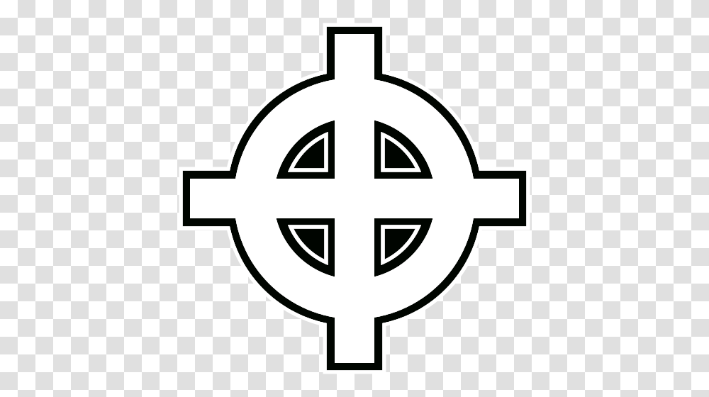 White Supremacist Celtic Cross, First Aid, Star Symbol, Stencil Transparent Png