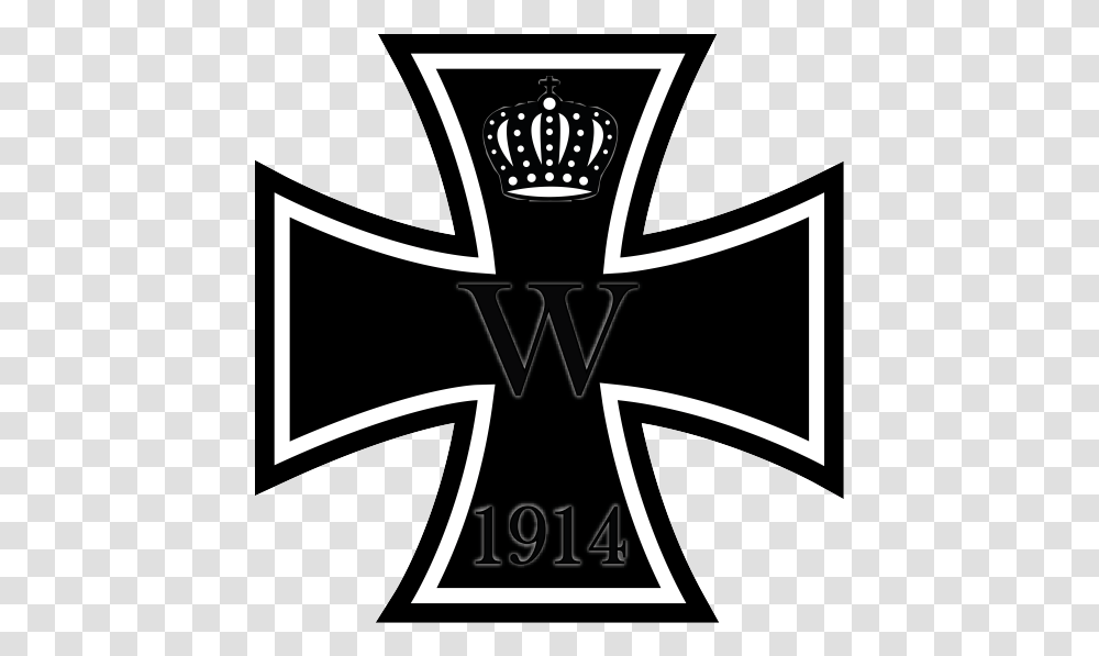 White Supremacist Tattoo Cross, Emblem, Stencil Transparent Png