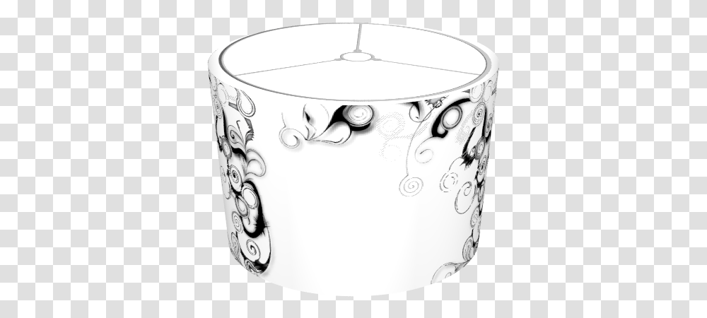 White Swirls And Twirls Serveware, Drum, Percussion, Musical Instrument, Porcelain Transparent Png