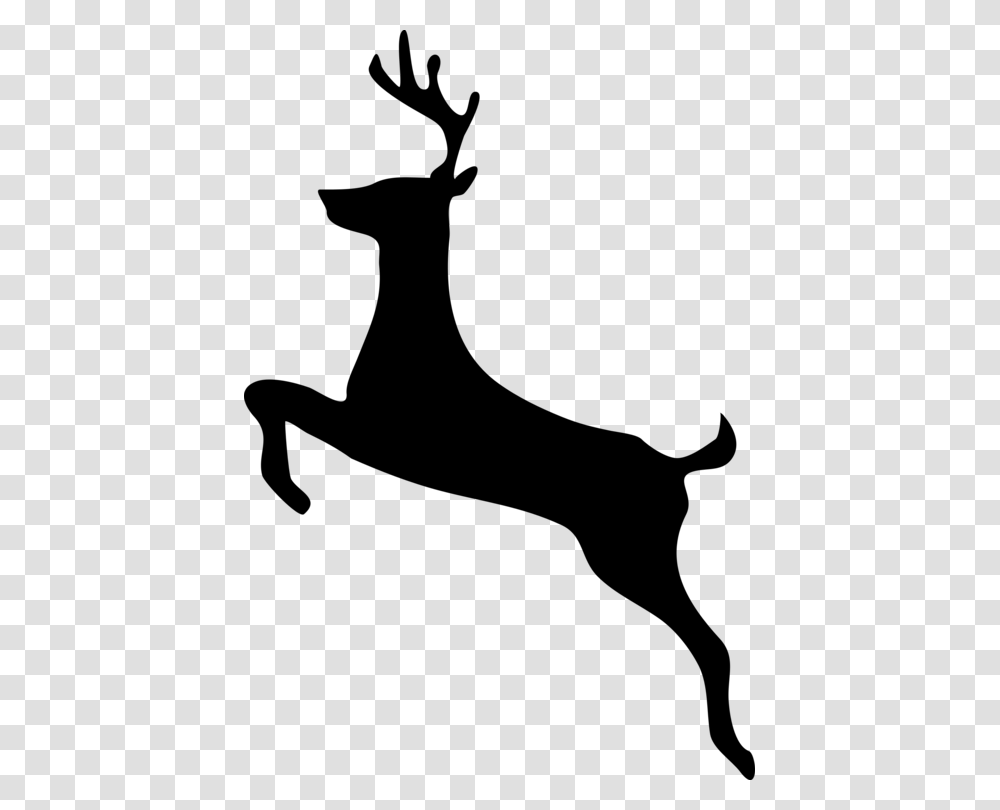 White Tailed Deer Deer Hunting Silhouette, Gray, World Of Warcraft Transparent Png