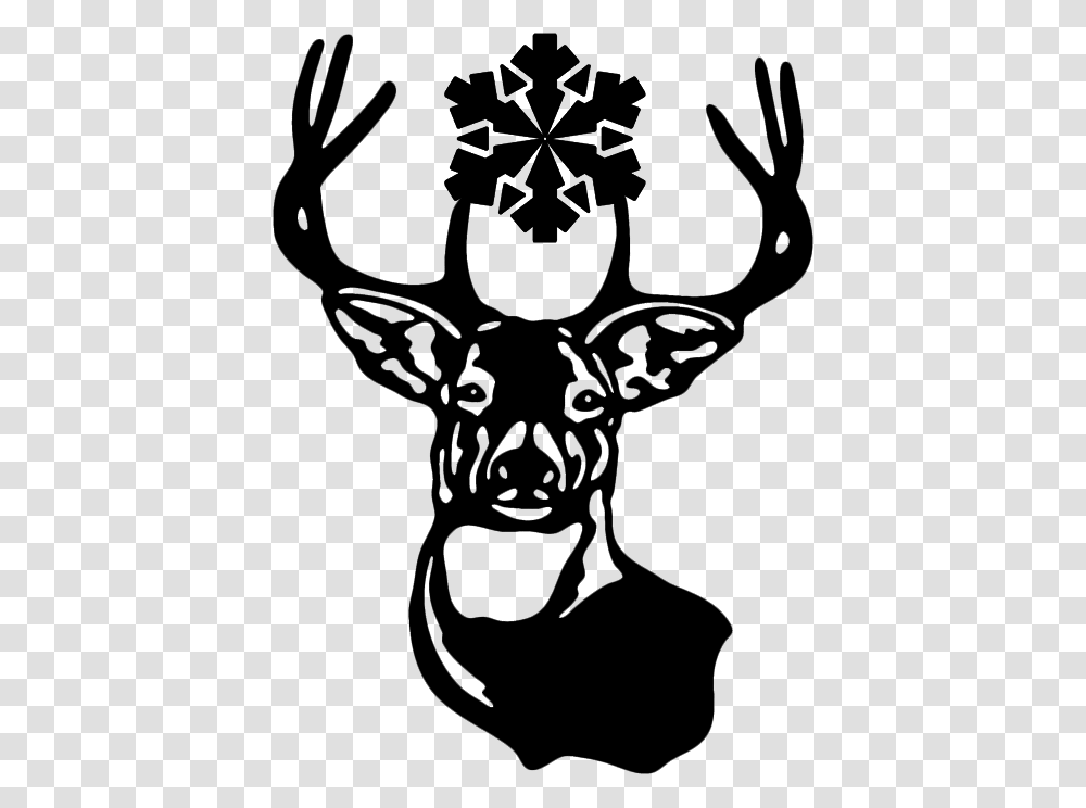 White Tailed Deer Wall Decal Elk Plasma Cutting I'd Rather Be Hunting, Silhouette, Word Transparent Png