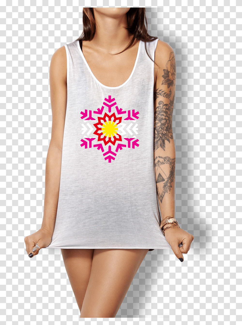 White Tank Top Tattoo Removal 3 Treatments, Apparel, Person, Human Transparent Png