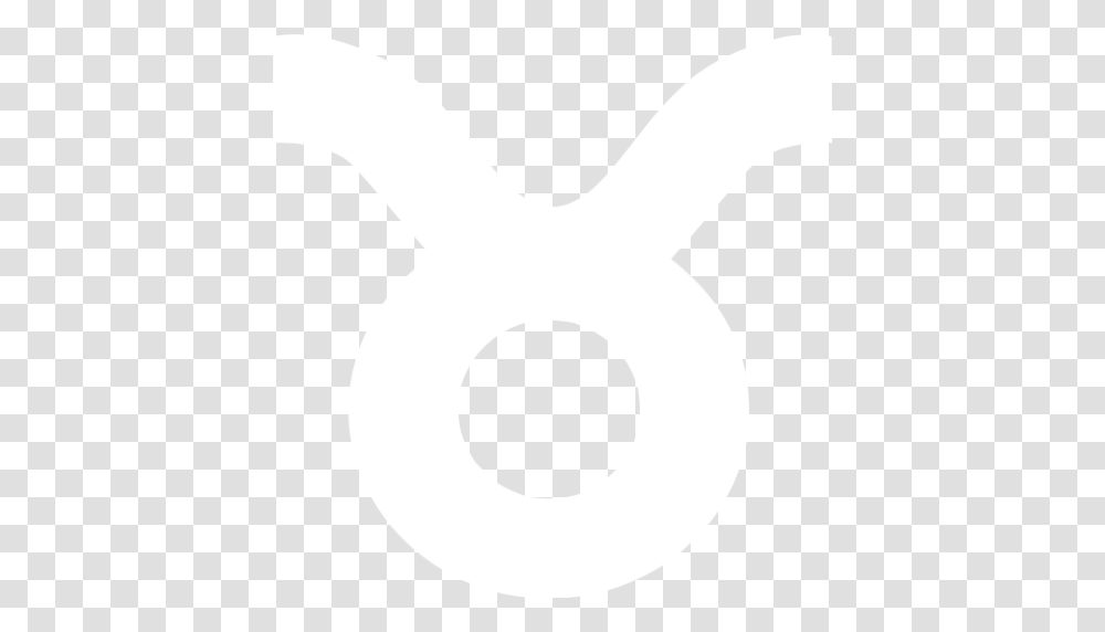 White Taurus Icon, Number, Alphabet Transparent Png