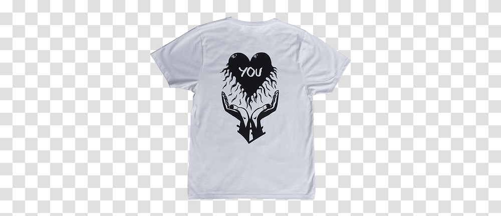 White Tee Boar, Clothing, Apparel, T-Shirt, Hand Transparent Png