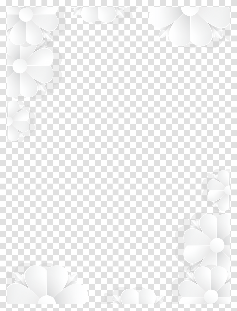 White Texture Flower Decoration Vector Free Download, Snowflake, Page Transparent Png