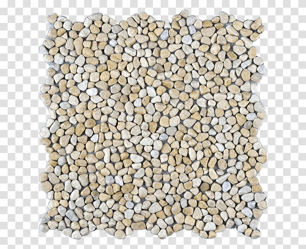White Thassos 1 14 Hexagon, Rug, Pebble Transparent Png