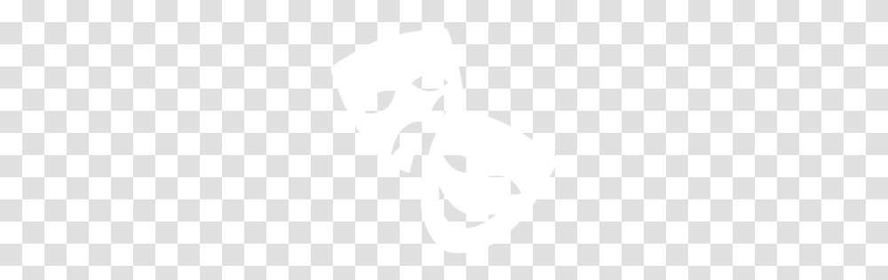 White Theatre Masks Icon, Stencil, Soccer Ball, Football, Team Sport Transparent Png