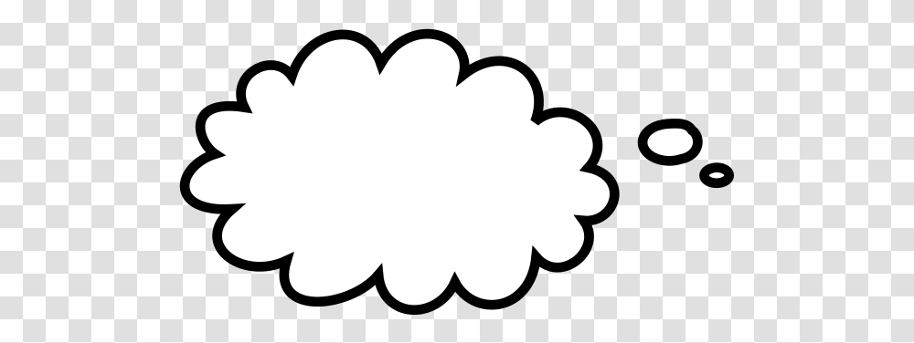 White Thought Bubble Svg Vector Clip Comic Clouds, Symbol, Stencil, Batman Logo, Silhouette Transparent Png