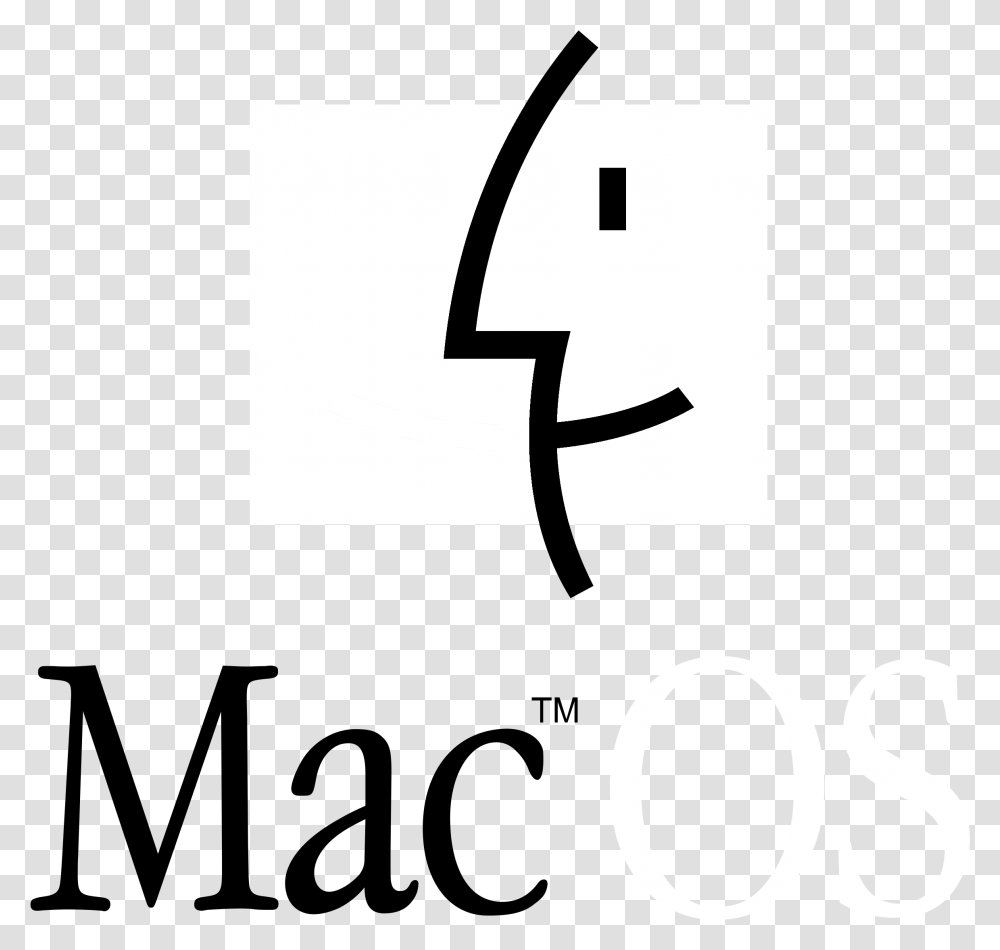 White Thumbs Up Mac Os, Number, Stencil Transparent Png