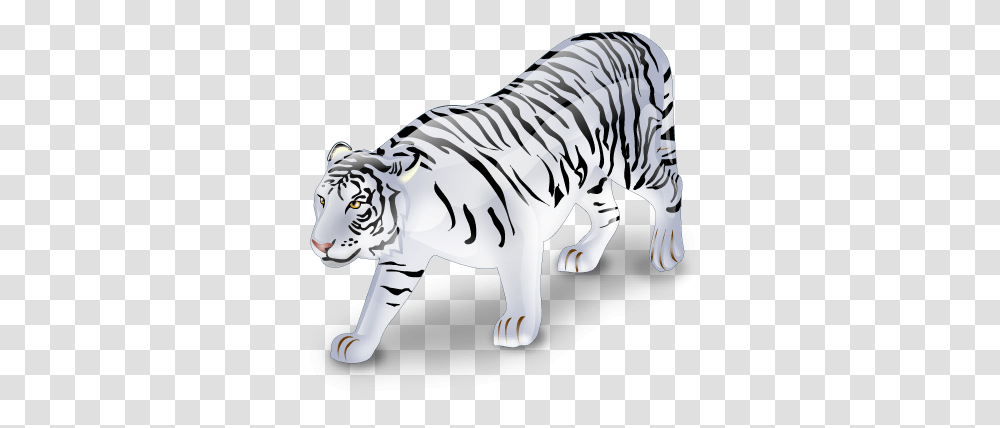 White Tiger 3d Animal Animal Icons, Zebra, Wildlife, Mammal, Panther Transparent Png