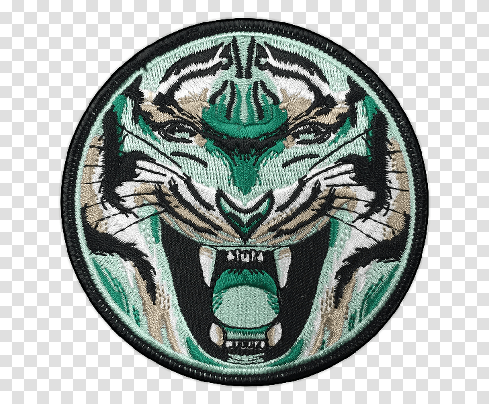 White Tiger Patch Shirts And Apparel, Rug, Emblem, Logo Transparent Png