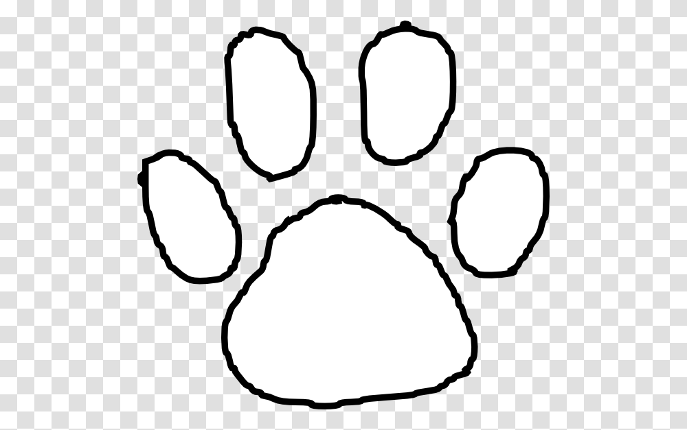 White Tiger Paw Print, Stencil, Footprint, Sea, Outdoors Transparent Png