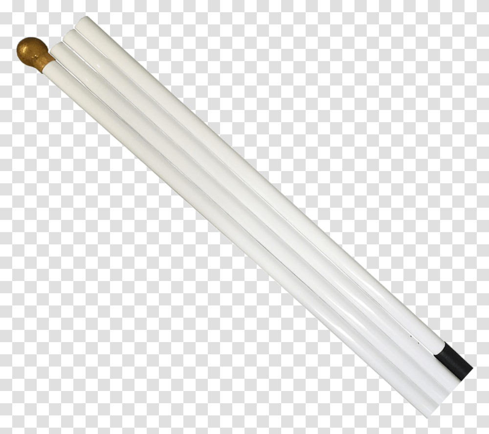 White Titan Flagpole Replacement Sections Fluorescent Lamp, Pillar, Architecture, Building, Column Transparent Png