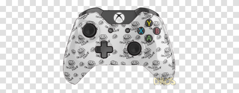 White Trollface Cool Xbox Controllers, Electronics, Remote Control, Joystick Transparent Png