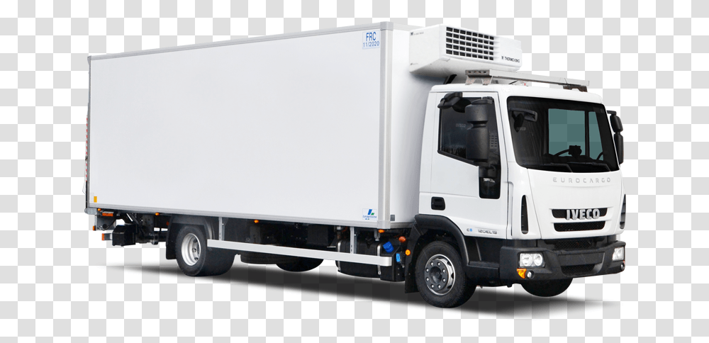White Truck, Vehicle, Transportation, Trailer Truck, Moving Van Transparent Png