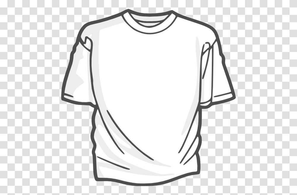 White Tshirt Clip Art At Clker Shirt Clipart, Apparel, Sleeve, Undershirt Transparent Png