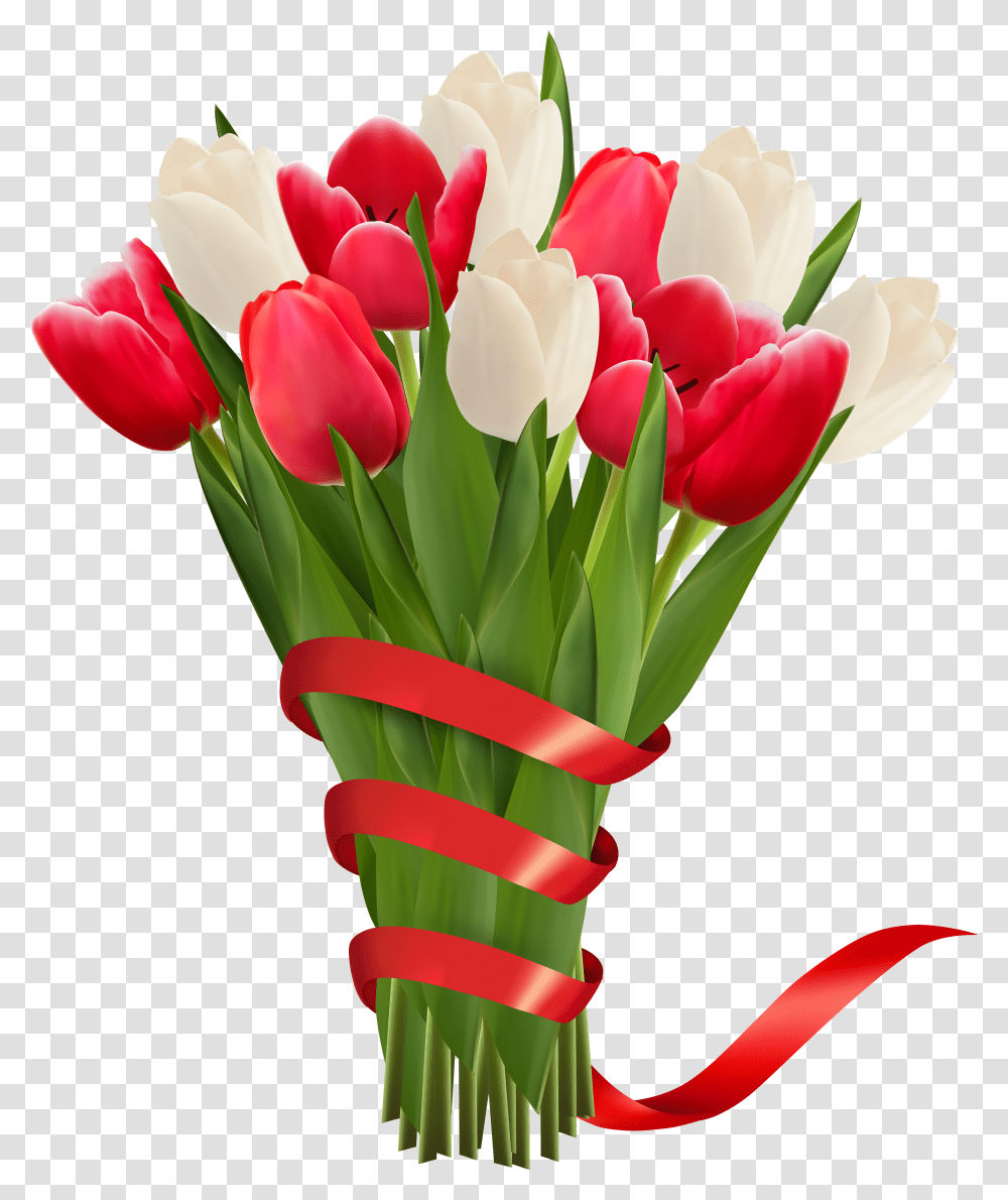 White Tulips Bouquet Free & Clipart Most Beautiful Flower Bouquet Transparent Png