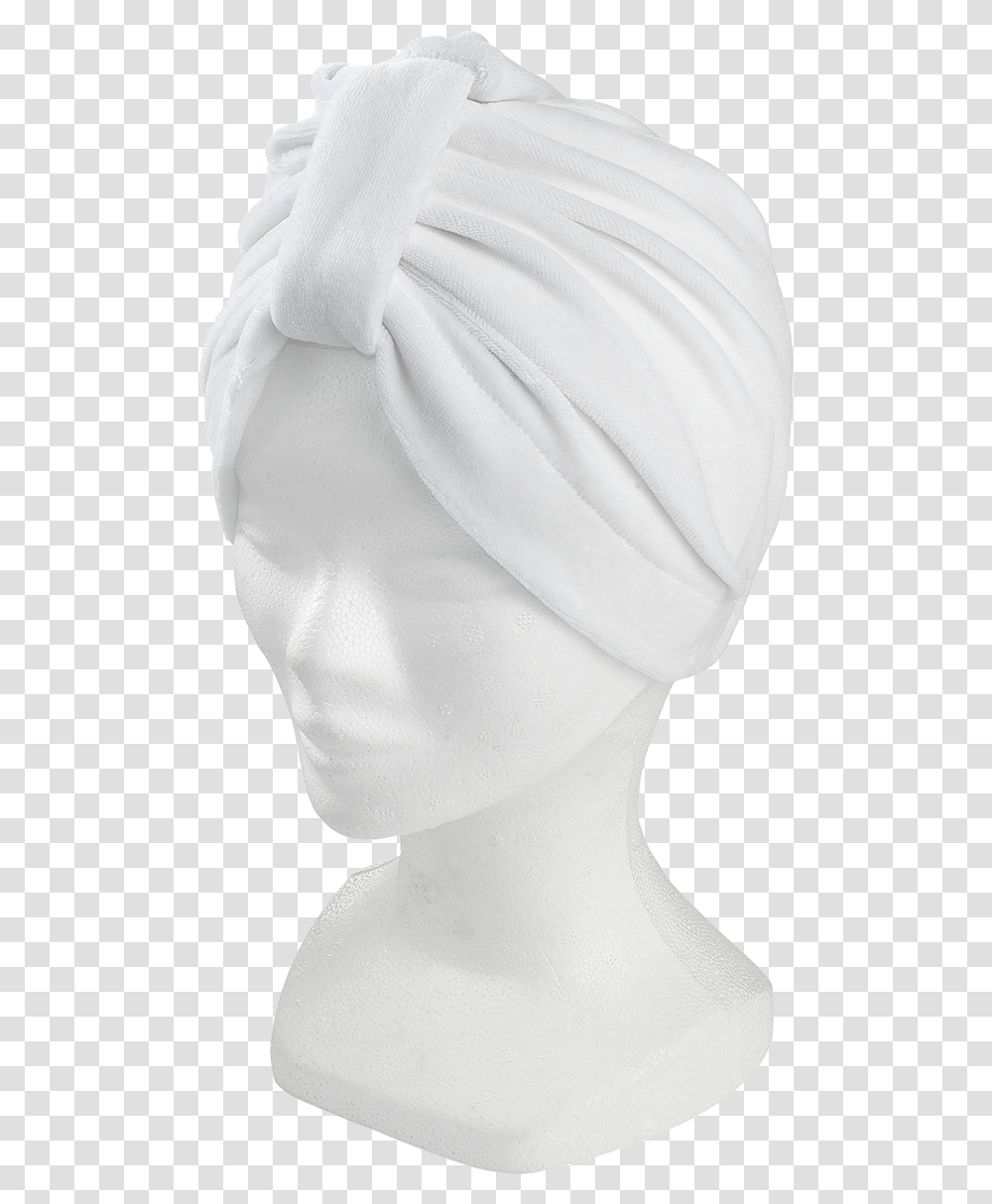 White Turban Bust, Clothing, Apparel, Headband, Hat Transparent Png