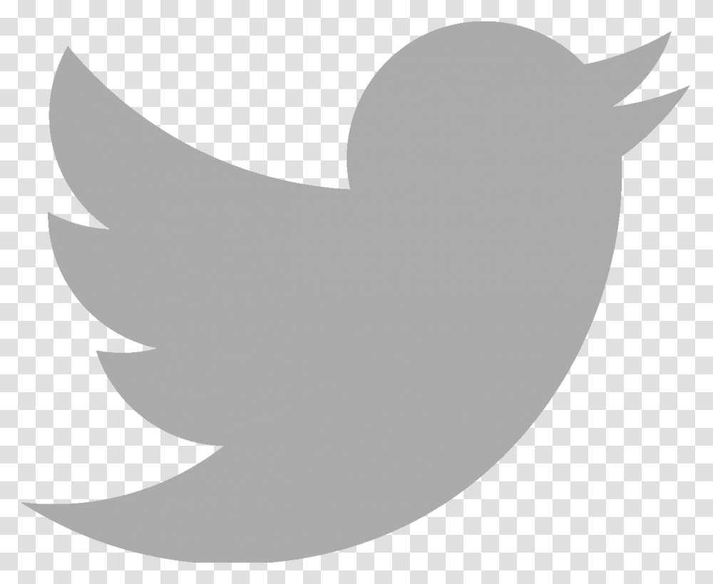 White Twitter Icon Twitter Logo Black And White, Label, Text, Silhouette, Shark Transparent Png