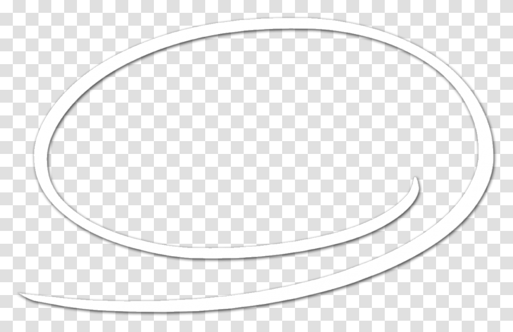 White Underline Circle, Oval, Moon, Outer Space, Night Transparent Png