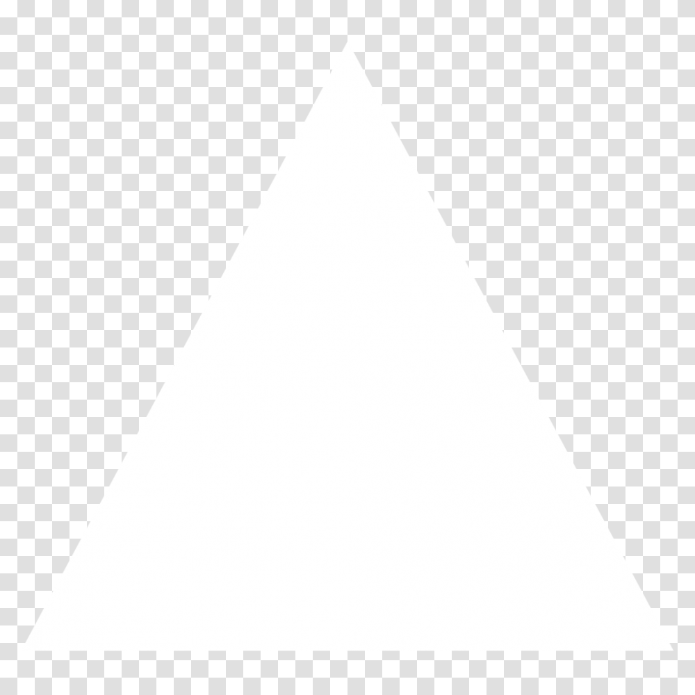 White Up Arrow, Triangle Transparent Png