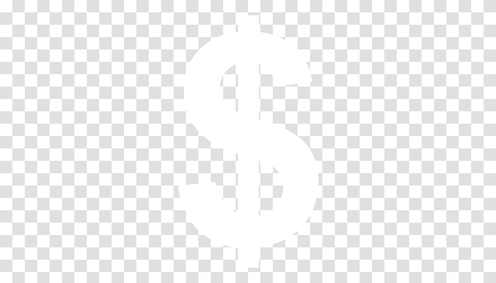 White Us Dollar Icon, Cross, Alphabet Transparent Png