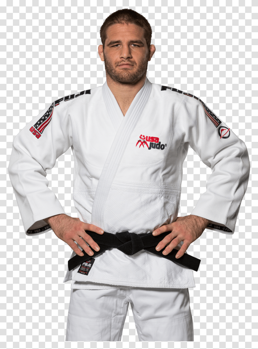 White Usa Judo Gi, Person, Human, Sport, Sports Transparent Png