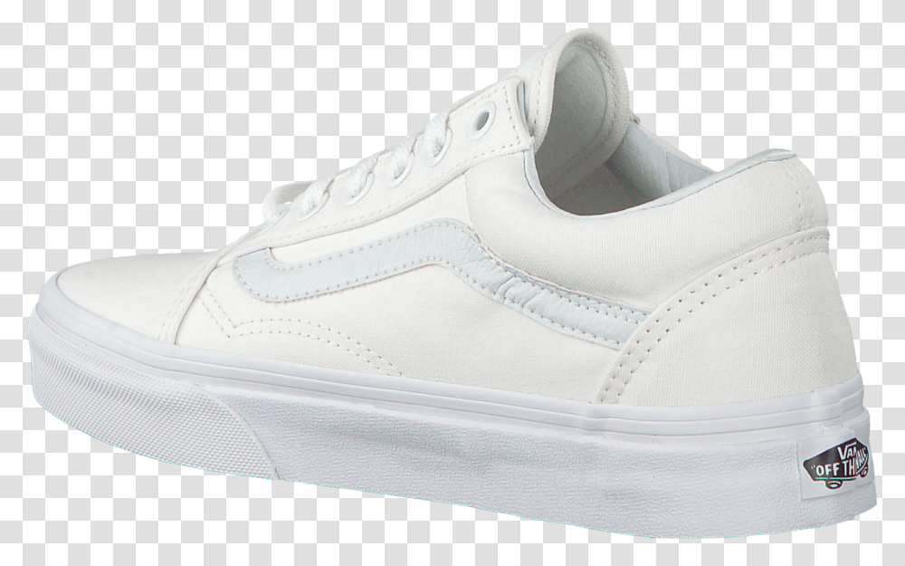 White Vans Sneakers Old Skool Wmn Sneakers, Shoe, Footwear, Apparel Transparent Png