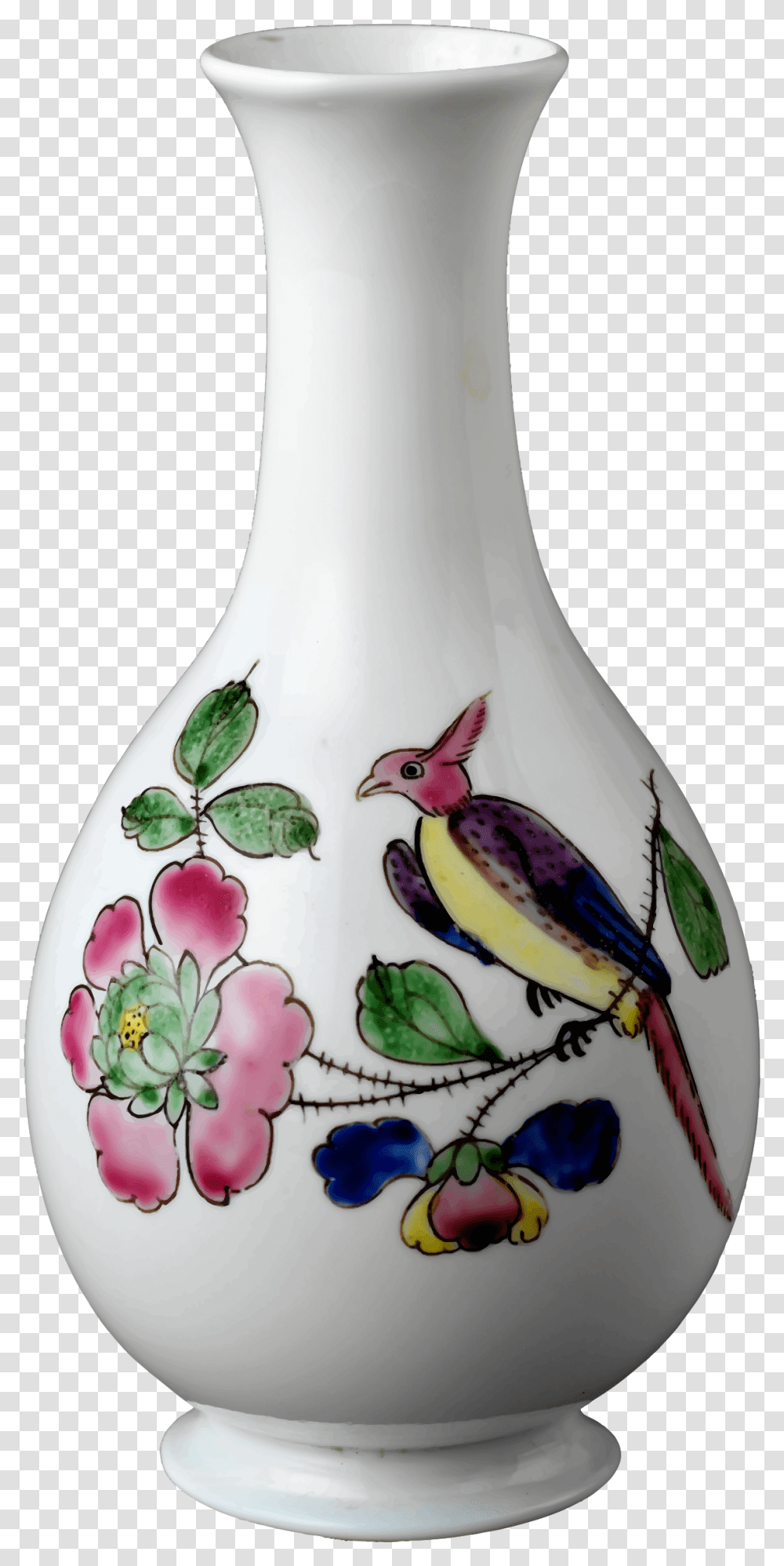 White Vase Clip Arts Clipart Image Of Vase, Porcelain, Pottery, Jar, Bird Transparent Png