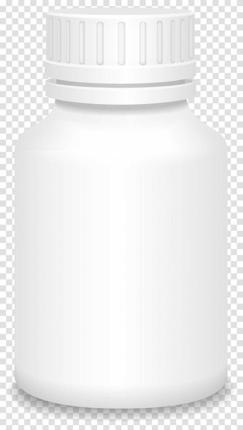 White Vector Medicine Bottle Download Plastic Bottle, Jar, Lamp, Beverage, Drink Transparent Png