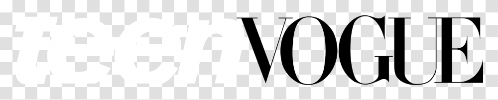 White Vogue Logo, Number Transparent Png