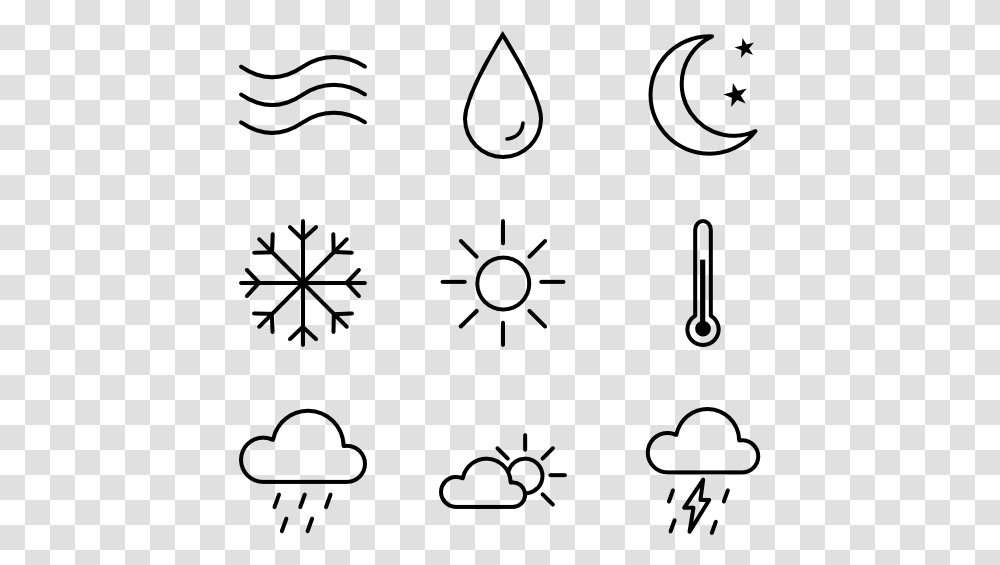 White Weather Icons, Gray, World Of Warcraft Transparent Png