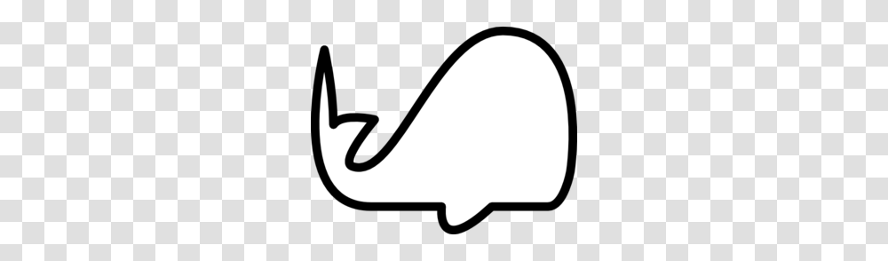 White Whale Outline Clip Art, Logo, Trademark Transparent Png