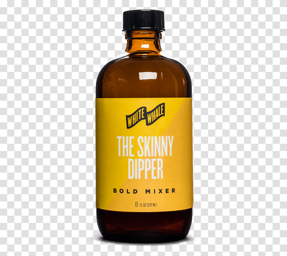 White Whale The Skinny Dipper Front Glass Bottle, Beer, Alcohol, Beverage, Drink Transparent Png