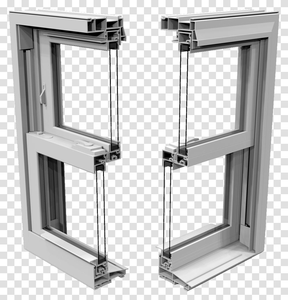 White Window Frame Sash Window, Aluminium, Picture Window, Sink Faucet, Silver Transparent Png