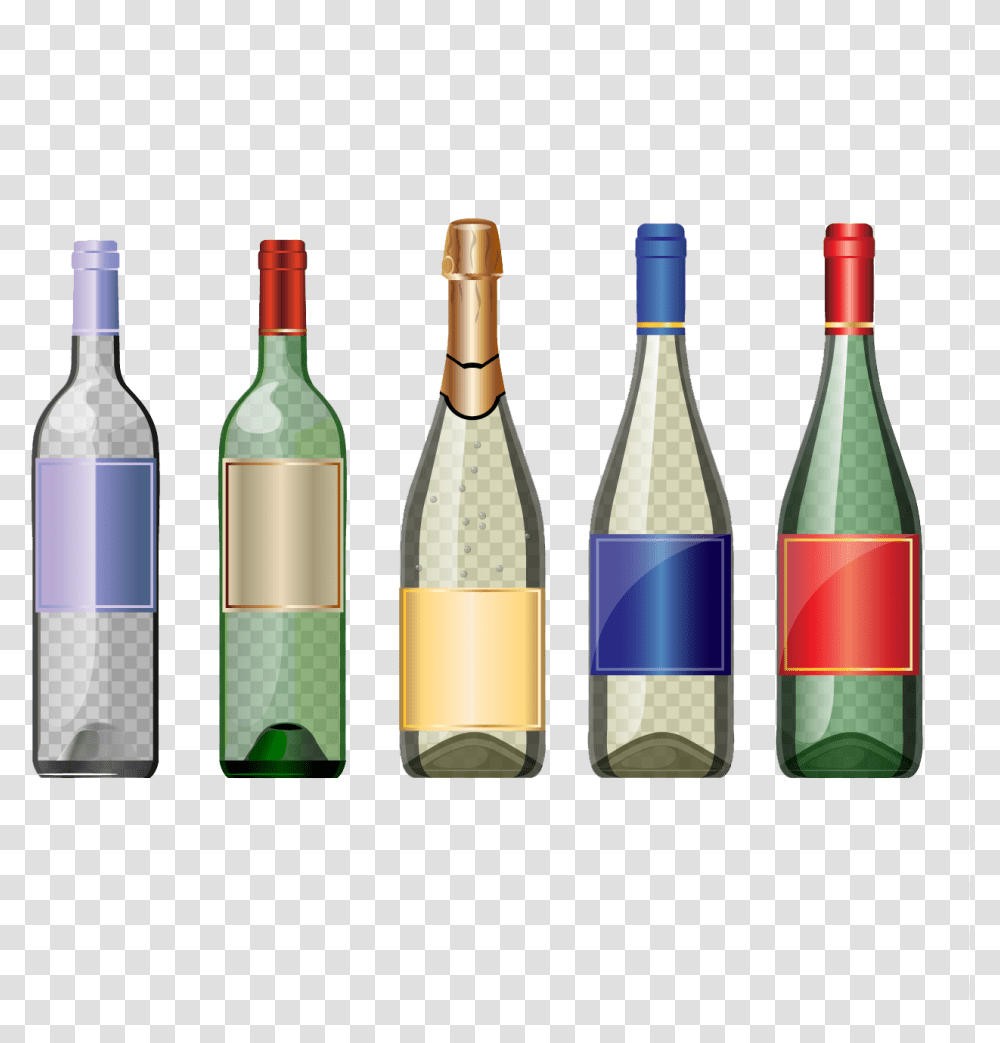 White Wine Bottle Glass Glass Bottle Vector, Alcohol, Beverage, Drink, Wine Glass Transparent Png