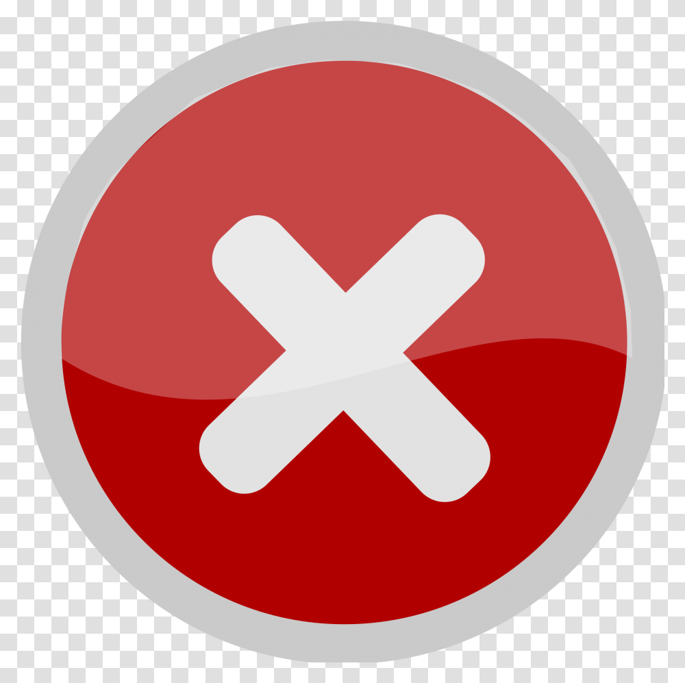 White With Red Circle X Logo Red Cross Icon, Symbol, Trademark, Label, Text Transparent Png