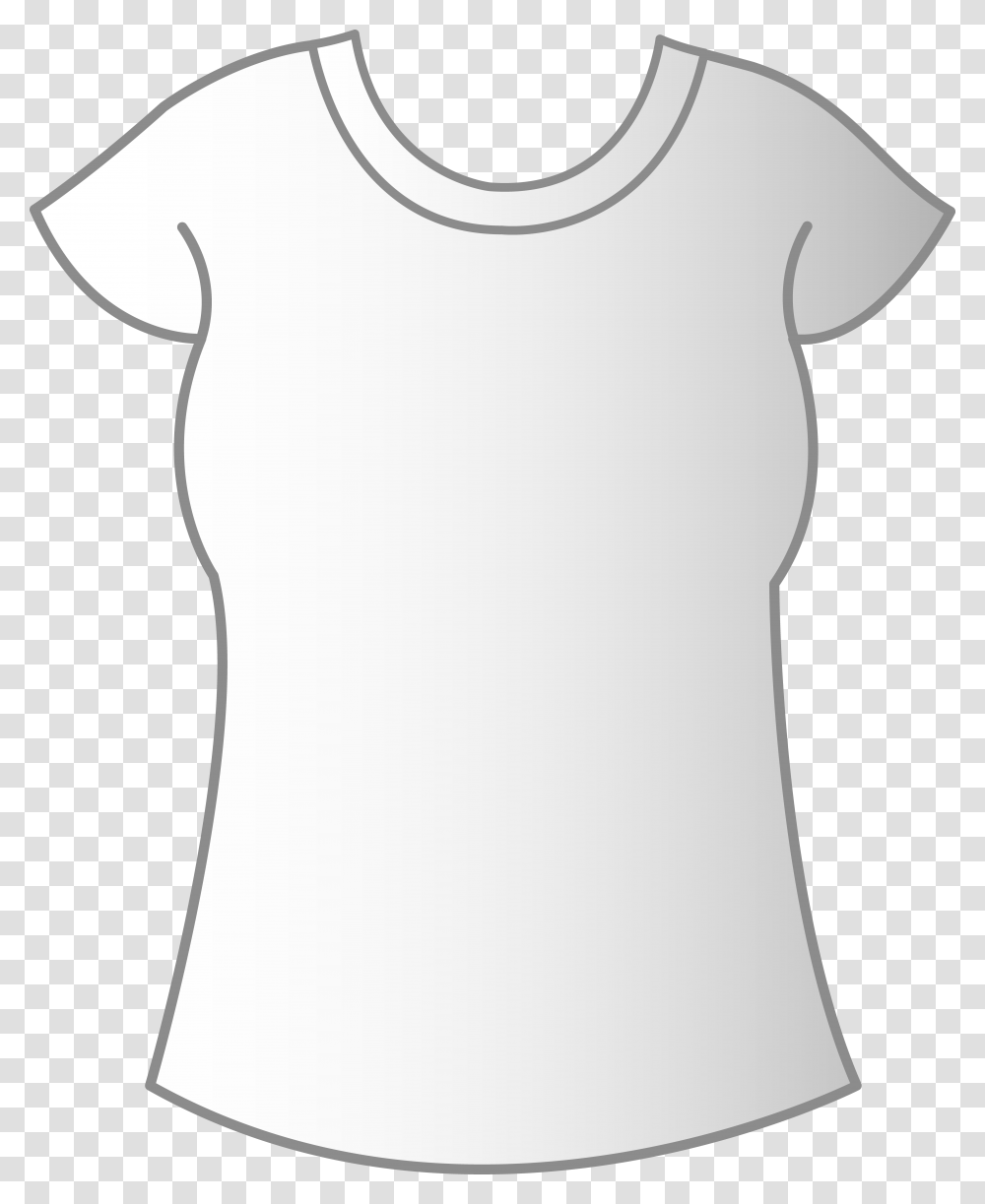White Woman T Shirt Template Plain Black T Shirt Template Women, Apparel, Undershirt, Rug Transparent Png